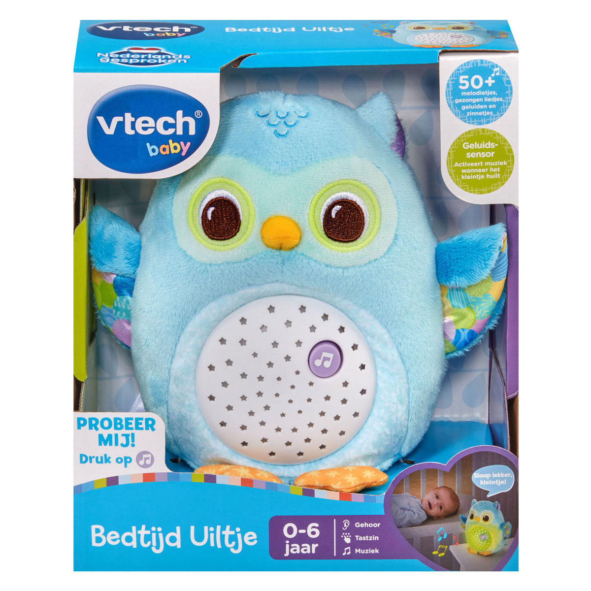 Vtech lampe de nuit hibou au coucher