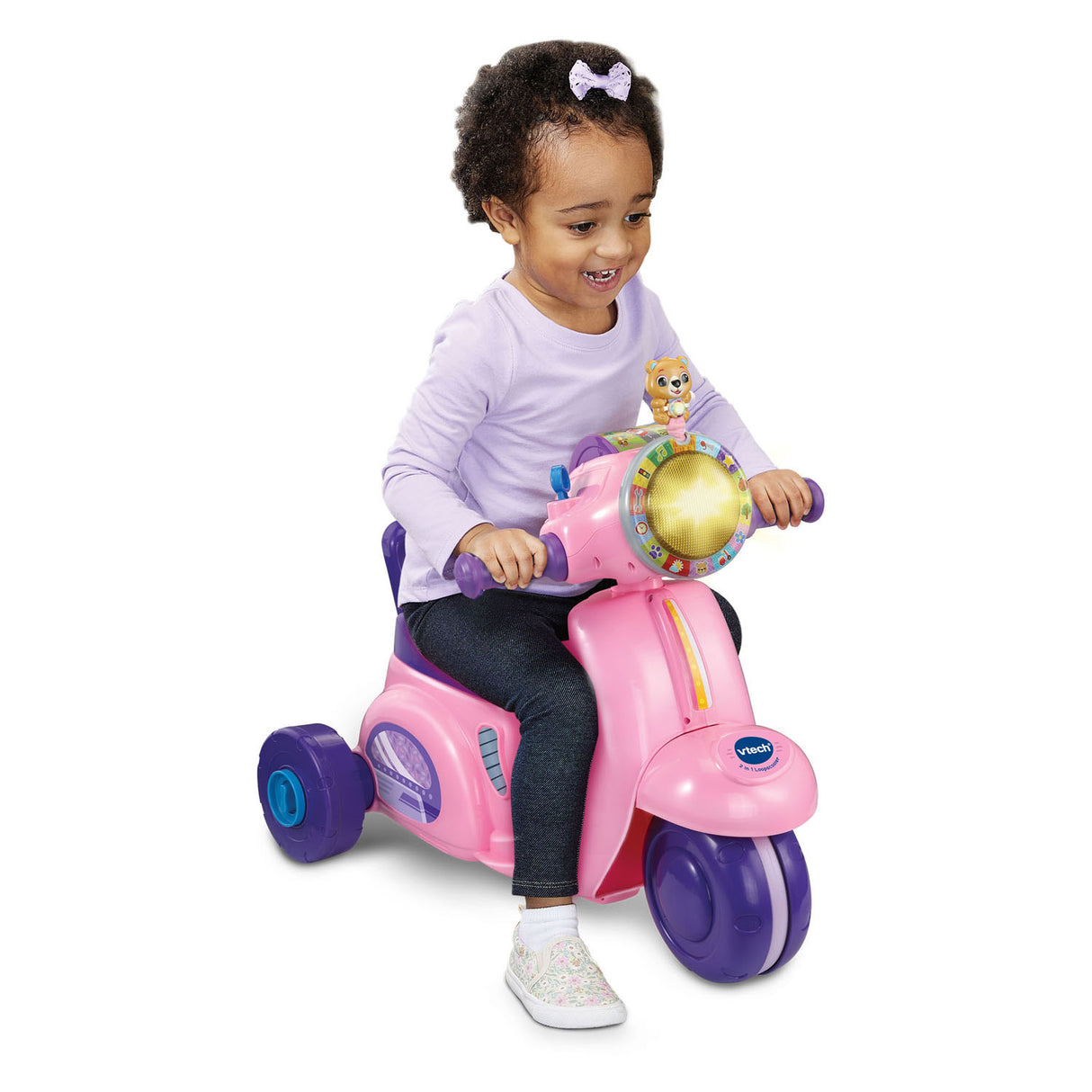 Trottinette de course Vtech 2en1 rose