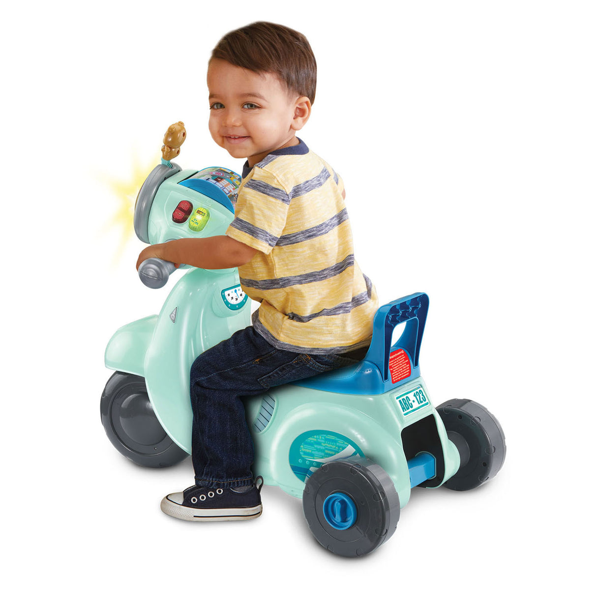 Trottinette de course Vtech 2en1 bleu