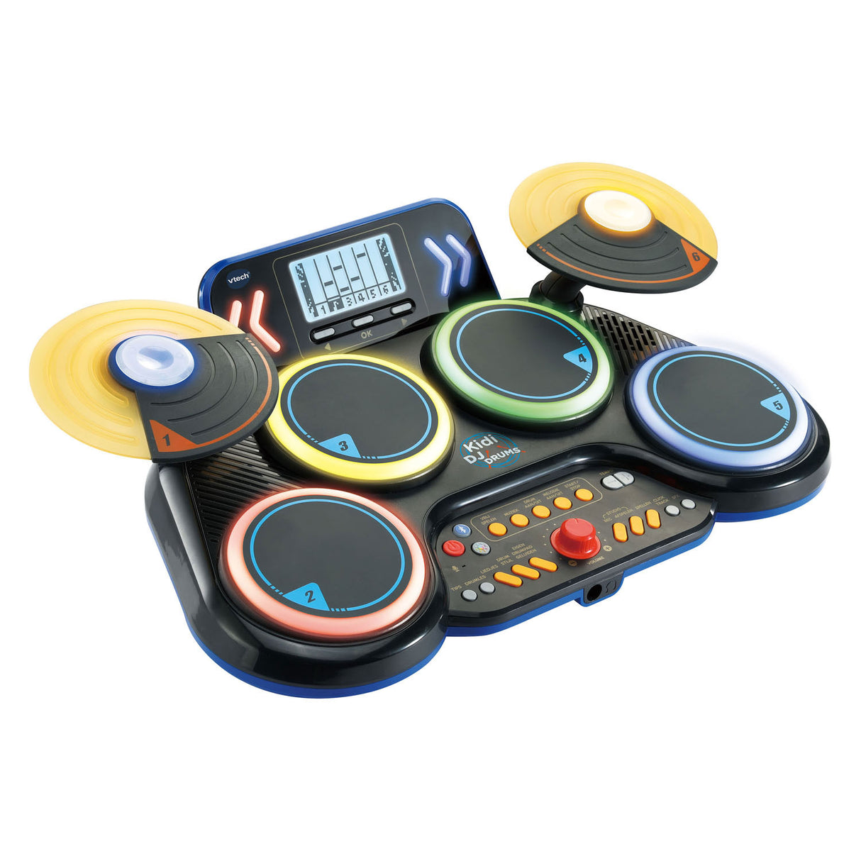 Vtech kidi DJ drums - jouets interactifs - stimule la créativité - y compris fonction d'enregistrement Bluetooth - jouets à partir de 6 ans