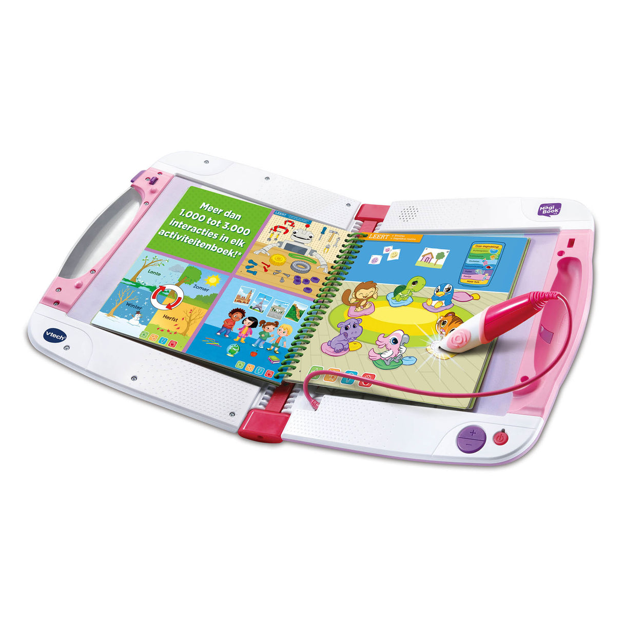 Vtech magibook starter set rose avec livre de démonstration