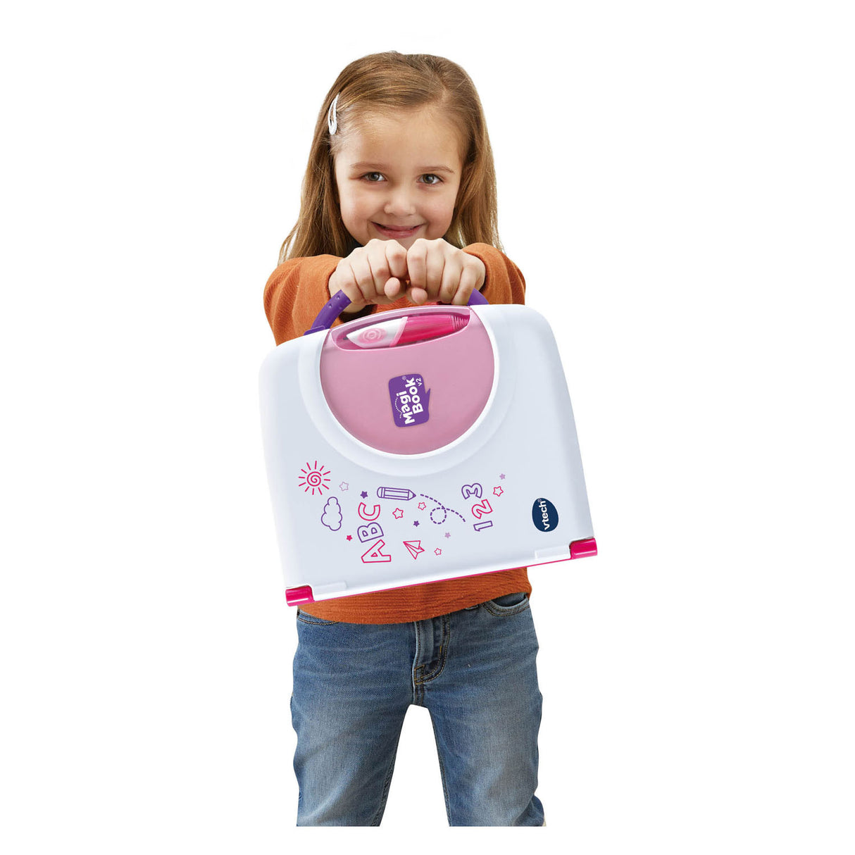 Vtech magibook starter set rose avec livre de démonstration