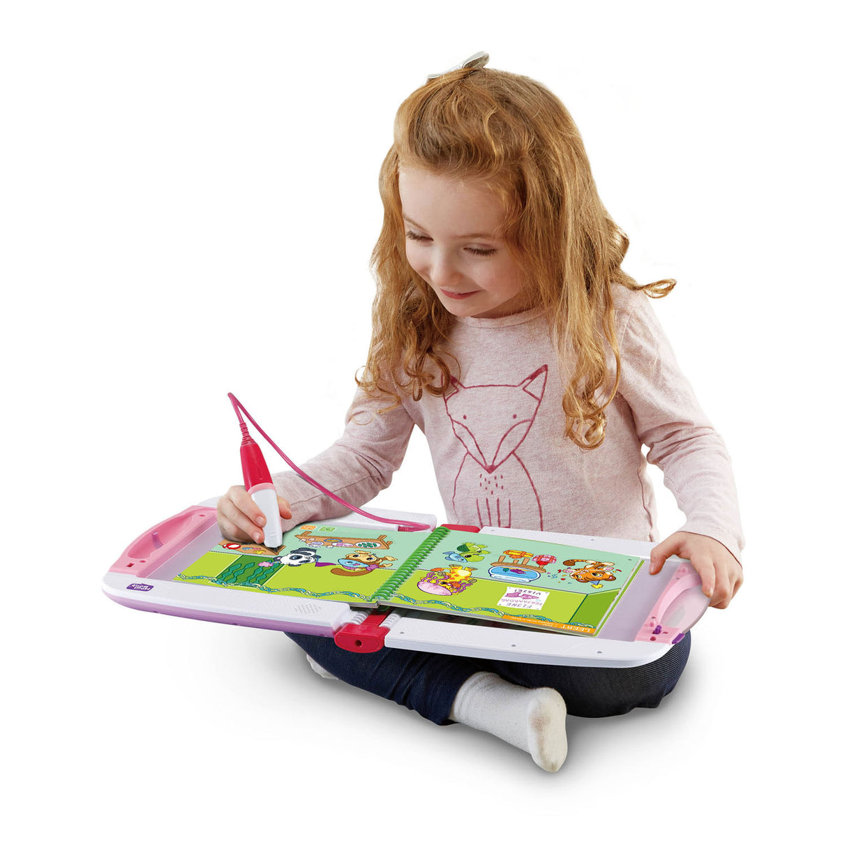 Vtech magibook starter set rose avec livre de démonstration