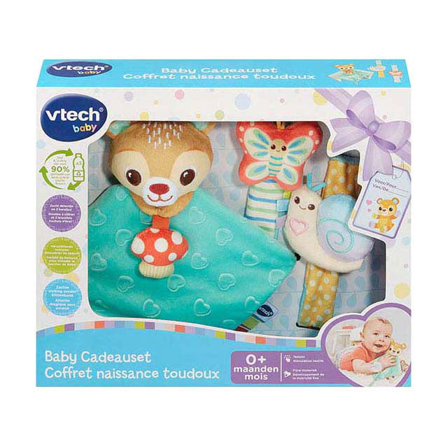 Coffret cadeau bébé Vtech - 3 pièces.