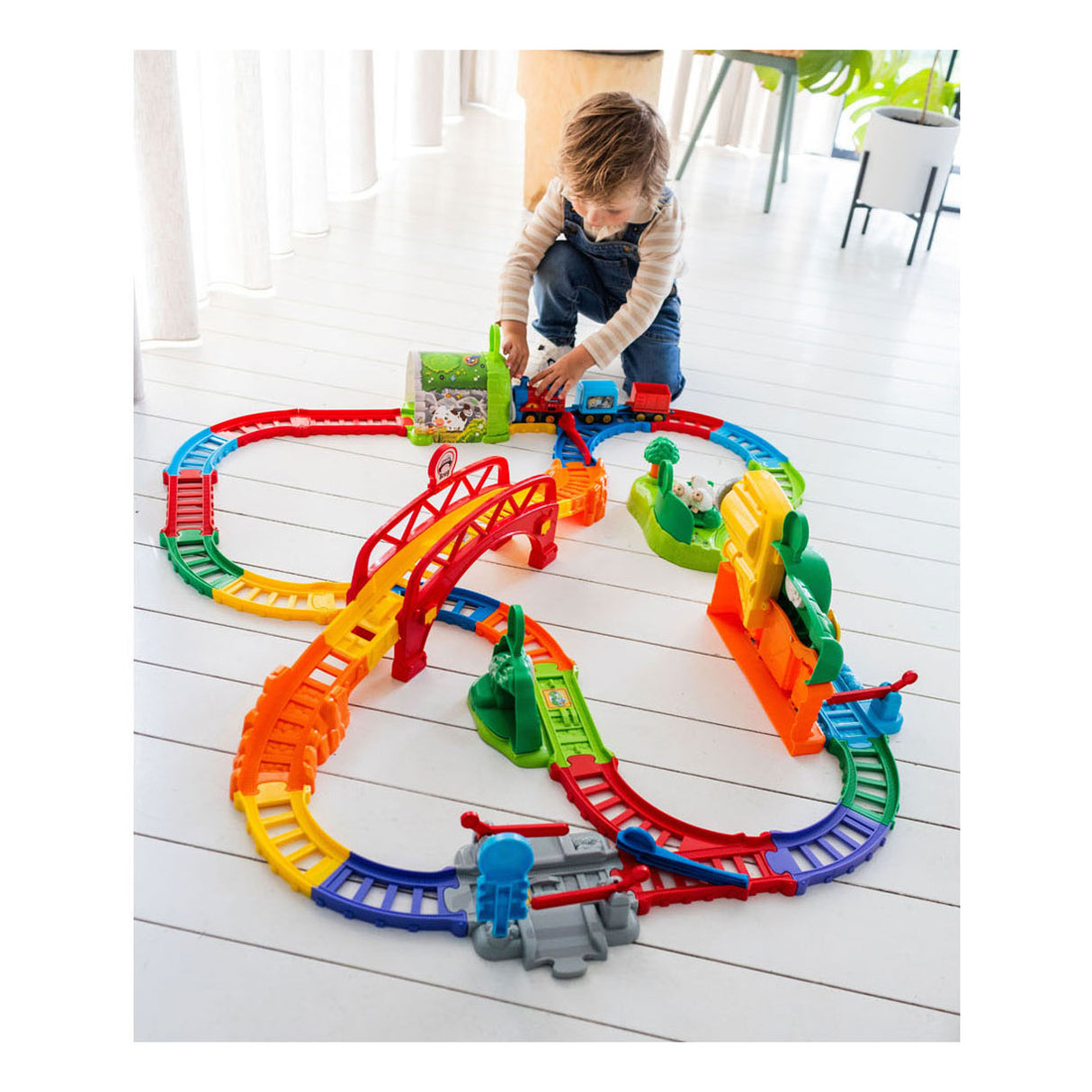 Coffret de train d'aventure Vtech Toot Tot (y compris la locomotive Lucas)
