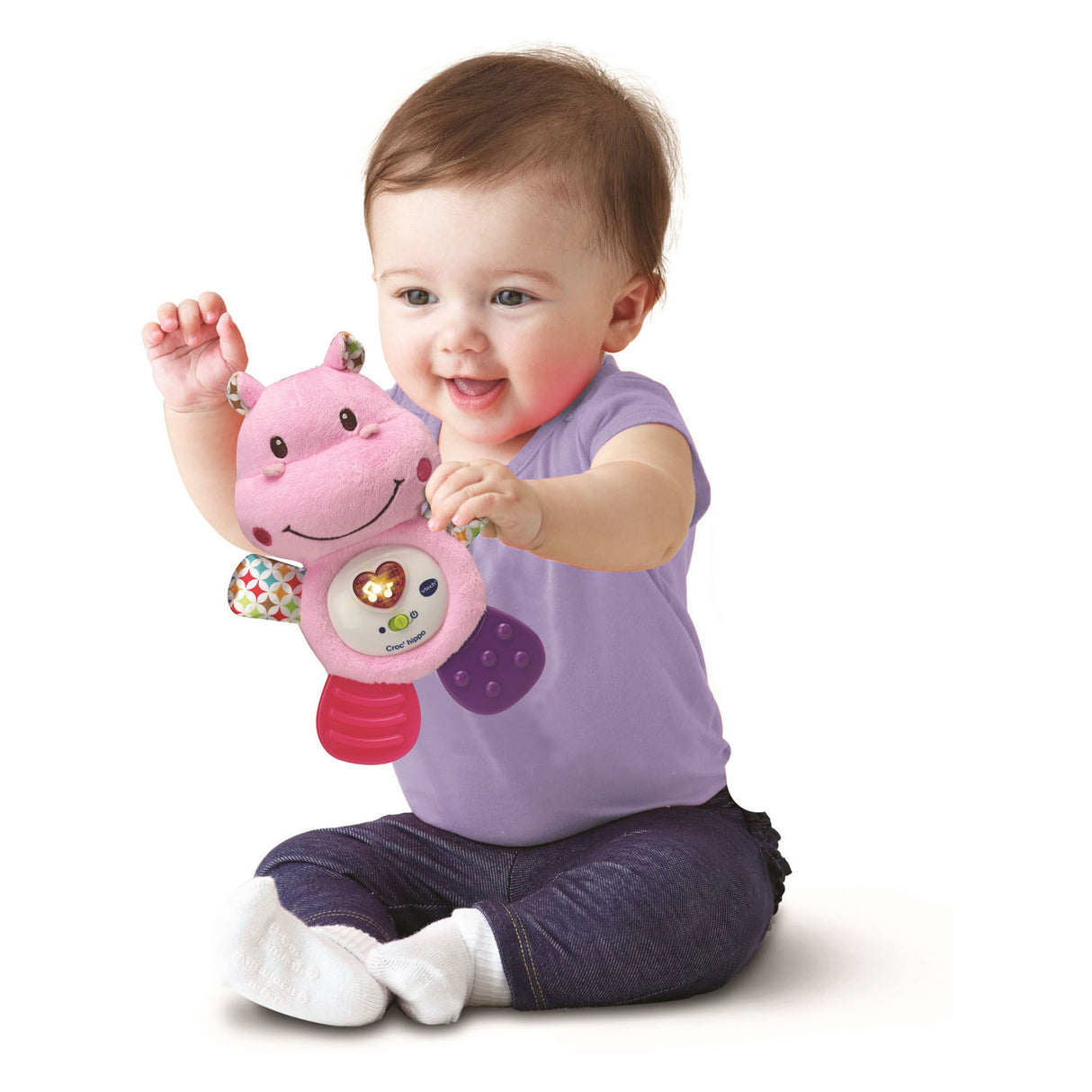 Vtech hochet bébé crocodile hippopotame