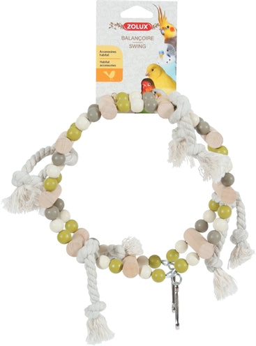 Roue en bois balançoire Zolux avec perles assorties