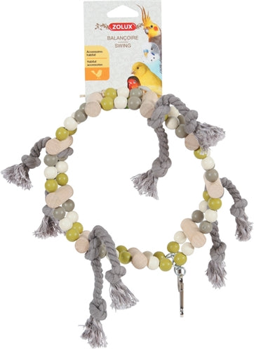 Roue en bois balançoire Zolux avec perles assorties