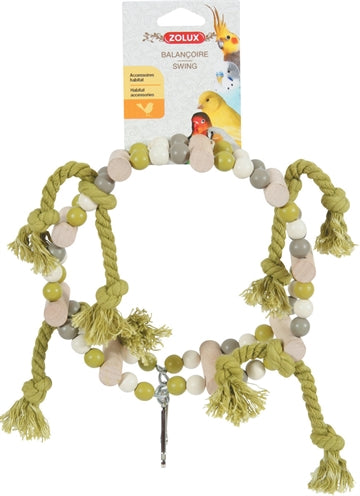 Roue en bois balançoire Zolux avec perles assorties
