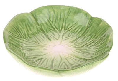 Bol de nourriture pour animaux heureux feuille verte vert
