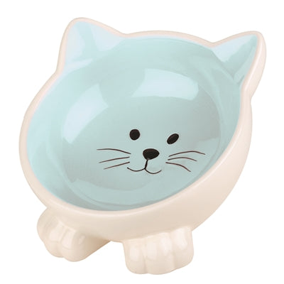 Happy pet food bol chat orbe bleu crème