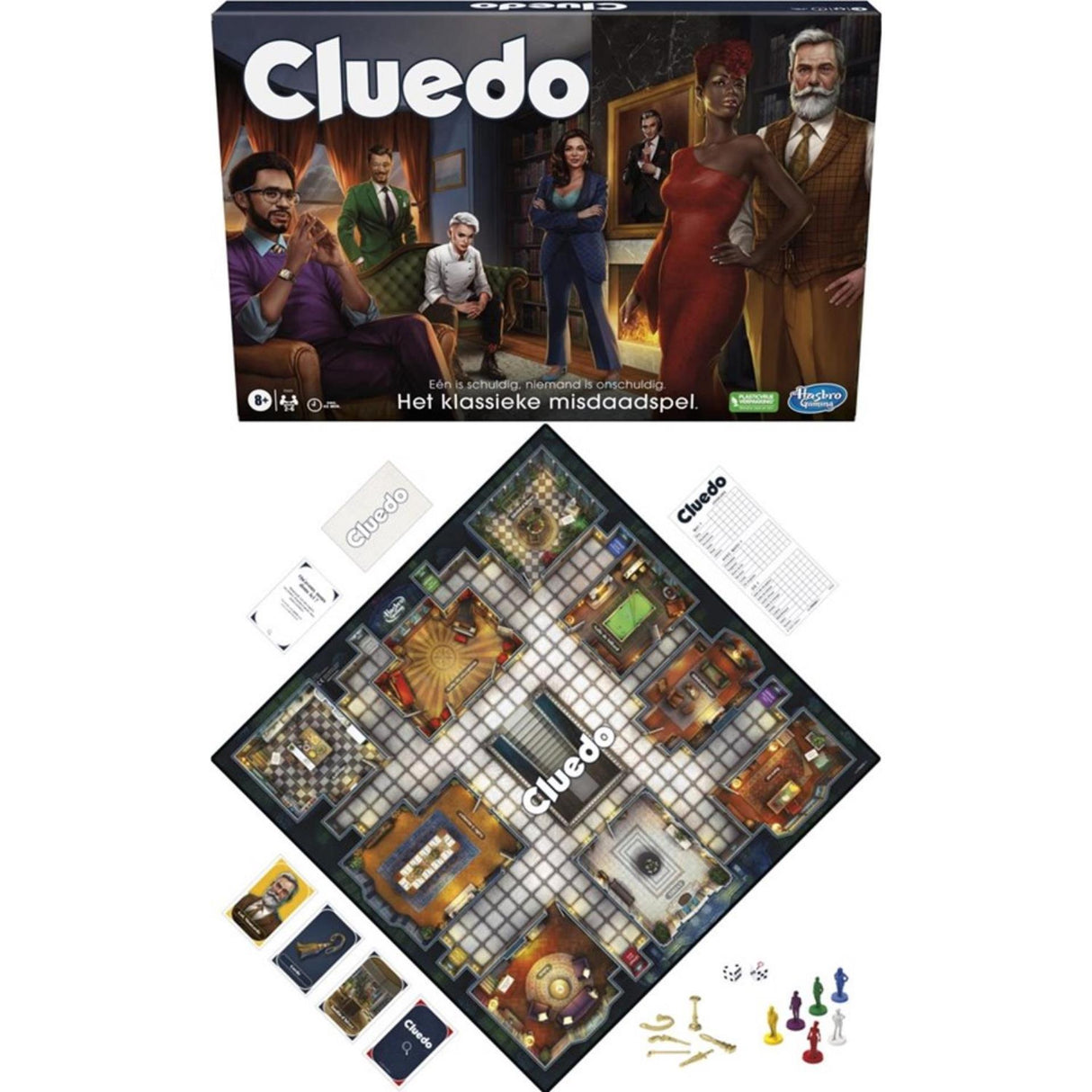Hasbro Cluedo, le jeu policier classique