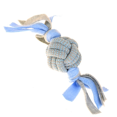 Petits coquins tire-balles en corde avec polaire bleu