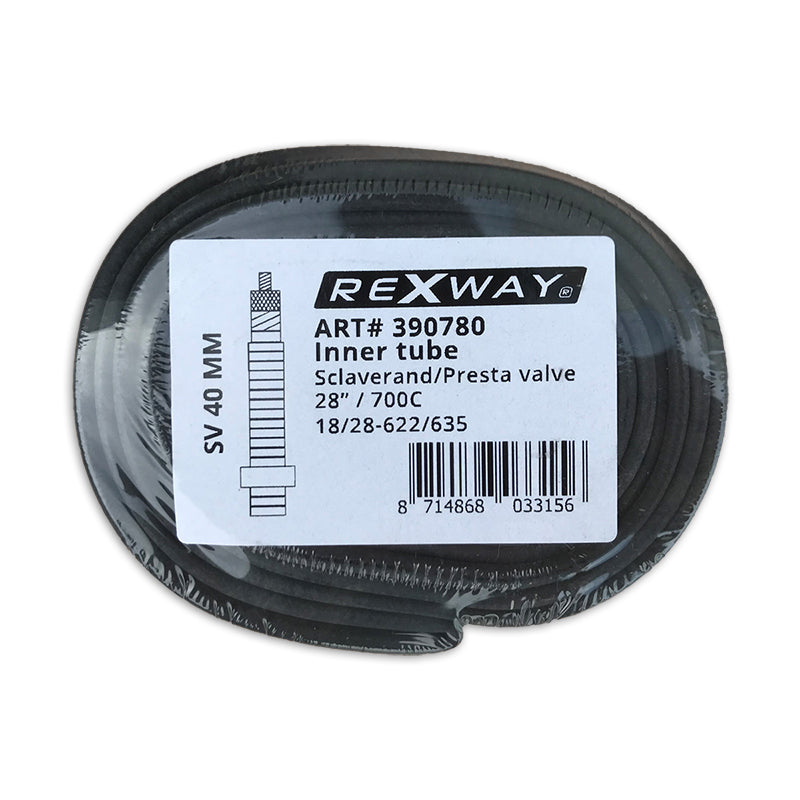 Chambre à air Rexway 28 pouces 700c sv