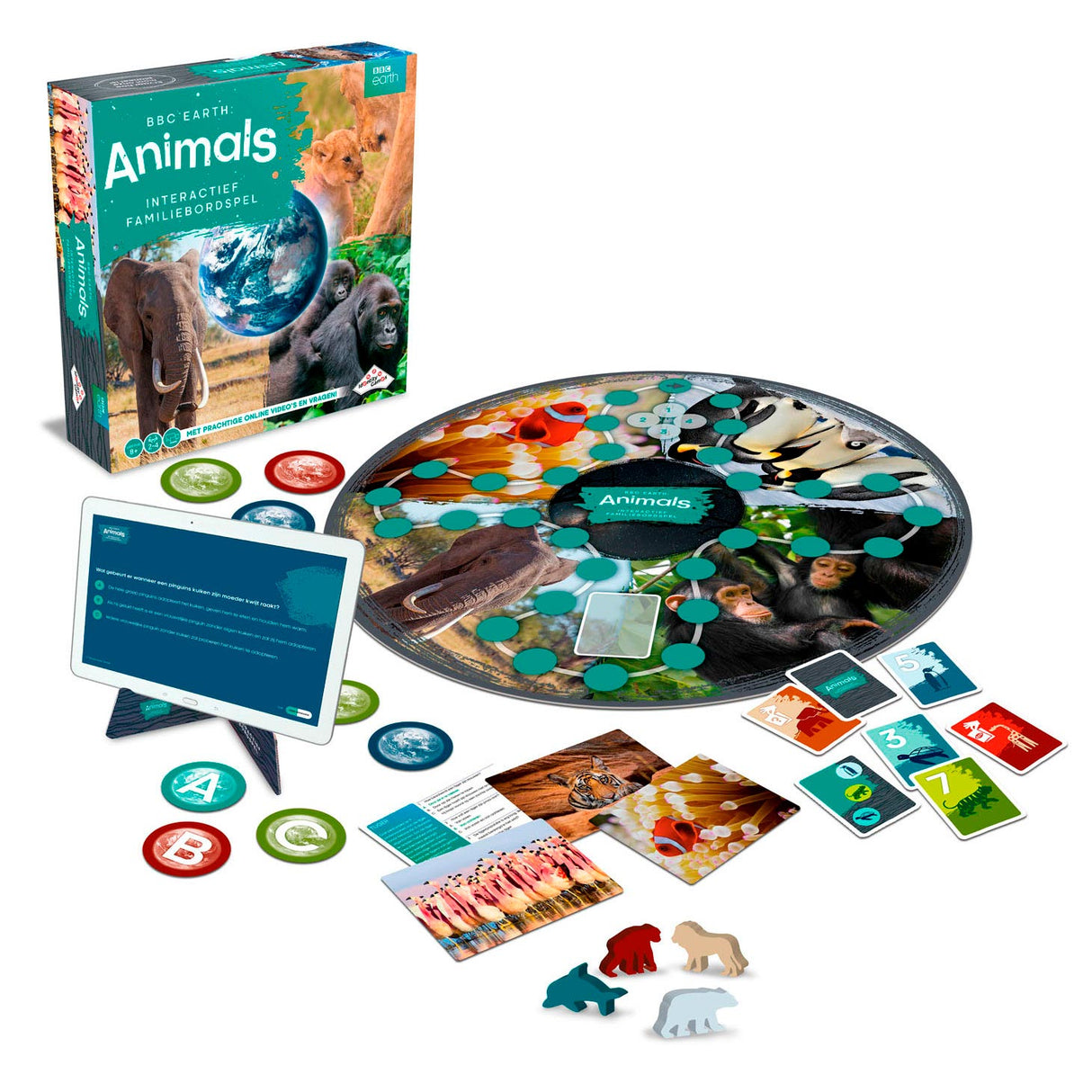 Jeux d'identité bbc earth animaux jeu de société familial interactif