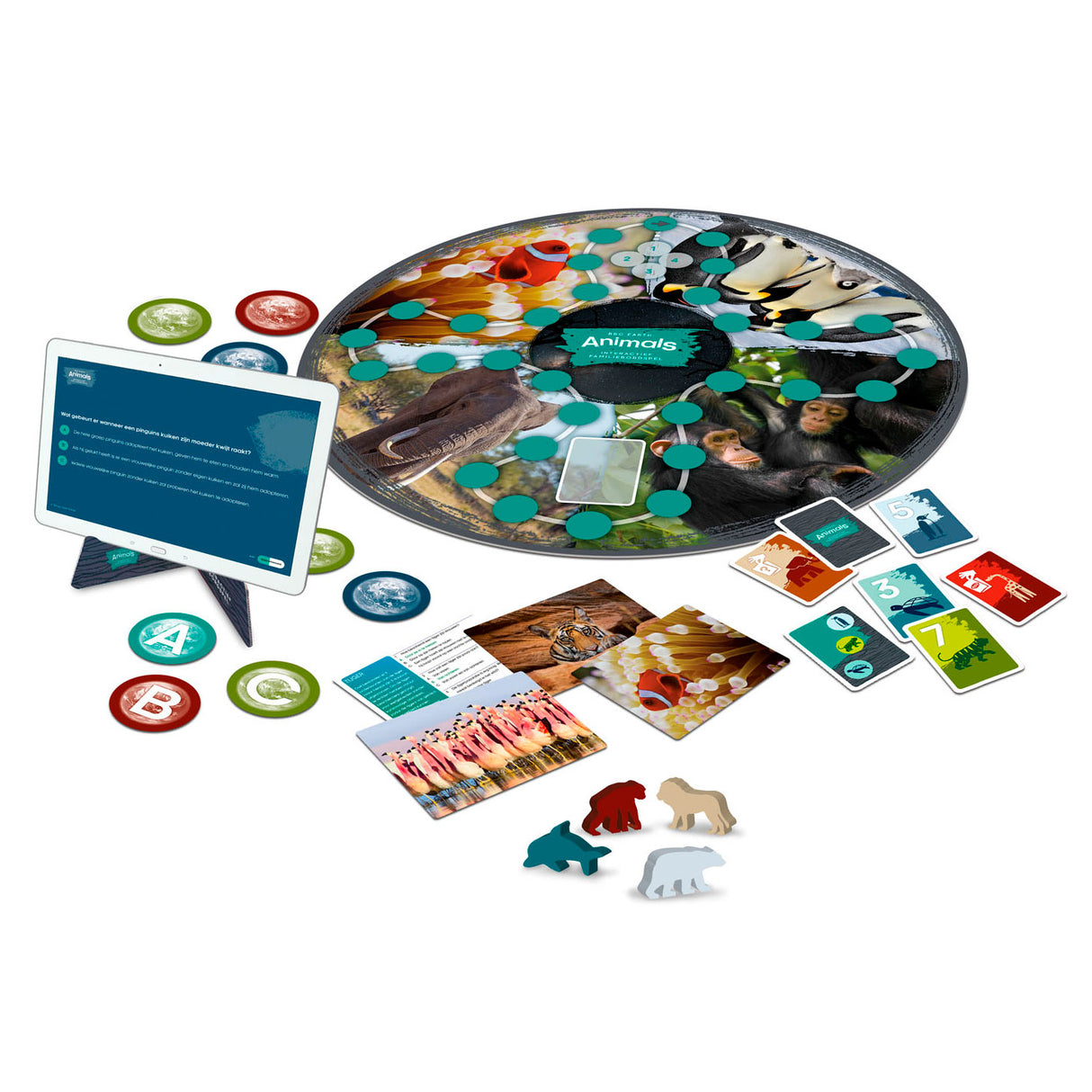 Jeux d'identité bbc earth animaux jeu de société familial interactif
