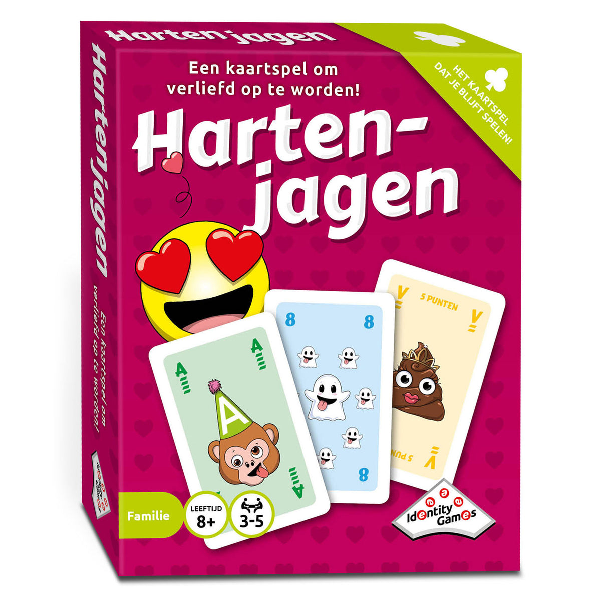Jeux d'identité jeu de cartes de chasse au cœur