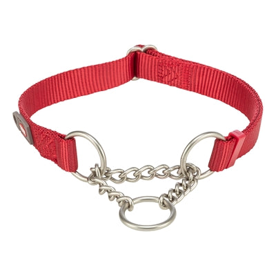 Trixie collier pour chien collier semi-glissant premium rouge