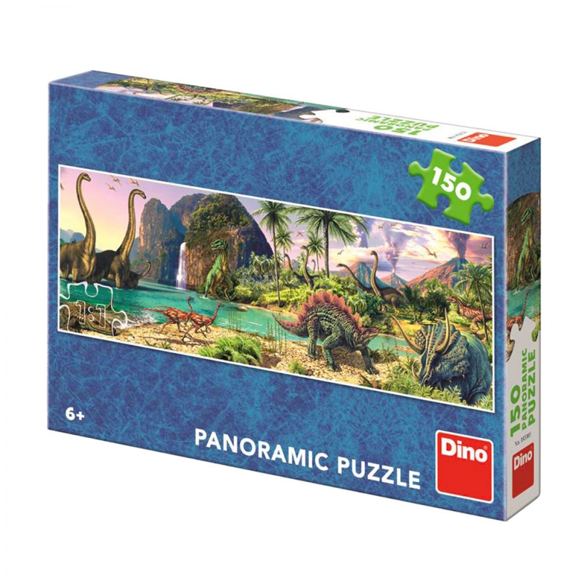 Puzzle panoramique dinosaure Dinotoys 150 pièces