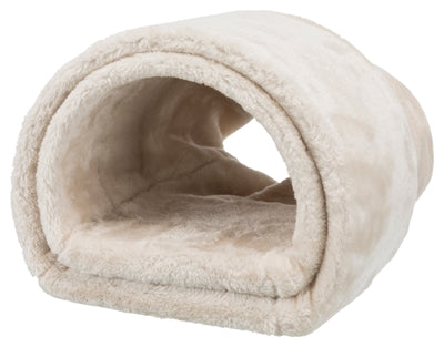 Trixie tunnel de jeu lapin cochon d'Inde en peluche beige