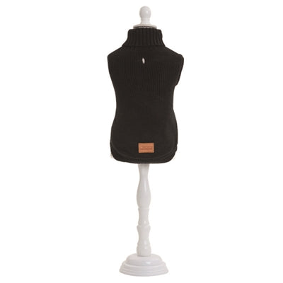 Croci Pull pour chien col stockholm noir