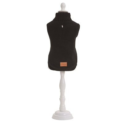 Croci Pull pour chien col stockholm noir