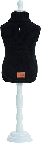 Croci Pull pour chien col stockholm noir