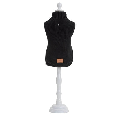 Croci Pull pour chien col stockholm noir