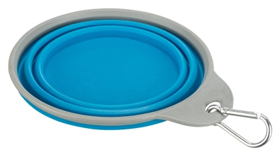 Trixie bol à nourriture bol à boire voyage solide bord silicone assorti