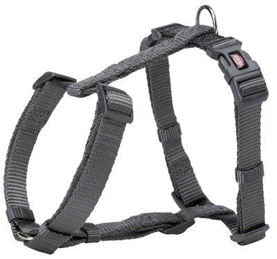 Trixie harnais pour chien premium h-harnais gris