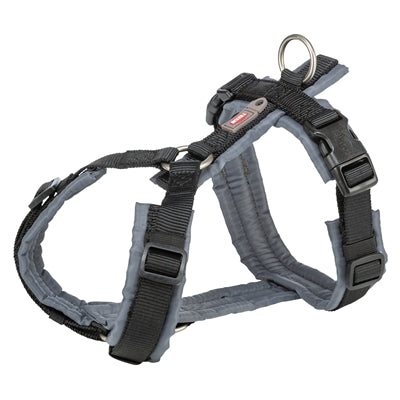 Trixie Dog Harness Premium Draw Black Grey