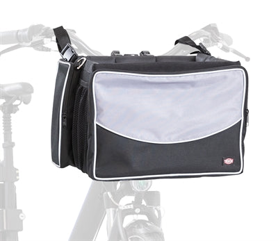 Trixie panier de vélo pour guidon nylon noir gris