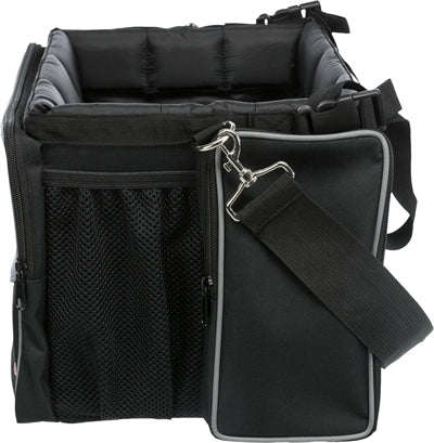 Trixie panier de vélo pour guidon nylon noir gris