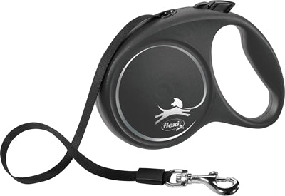 Ruban design noir ligne rétractable Flexi noir