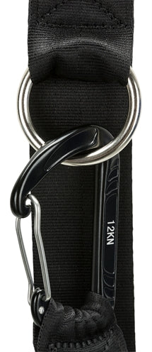 Passant de ceinture de voiture universel Trixie avec mousqueton noir