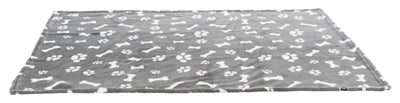 Trixie couverture pour chien Kenny polaire pattes d'os gris