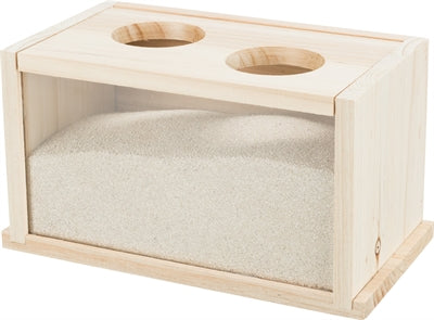 Bain de sable Trixie pour souris, hamsters, bois