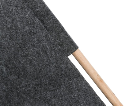 Trixie lit pour chat tipi feutre anthracite