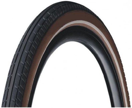 Deli Tire Tire Black-Brown 28x1.75 47-622 Breaker de réflexion