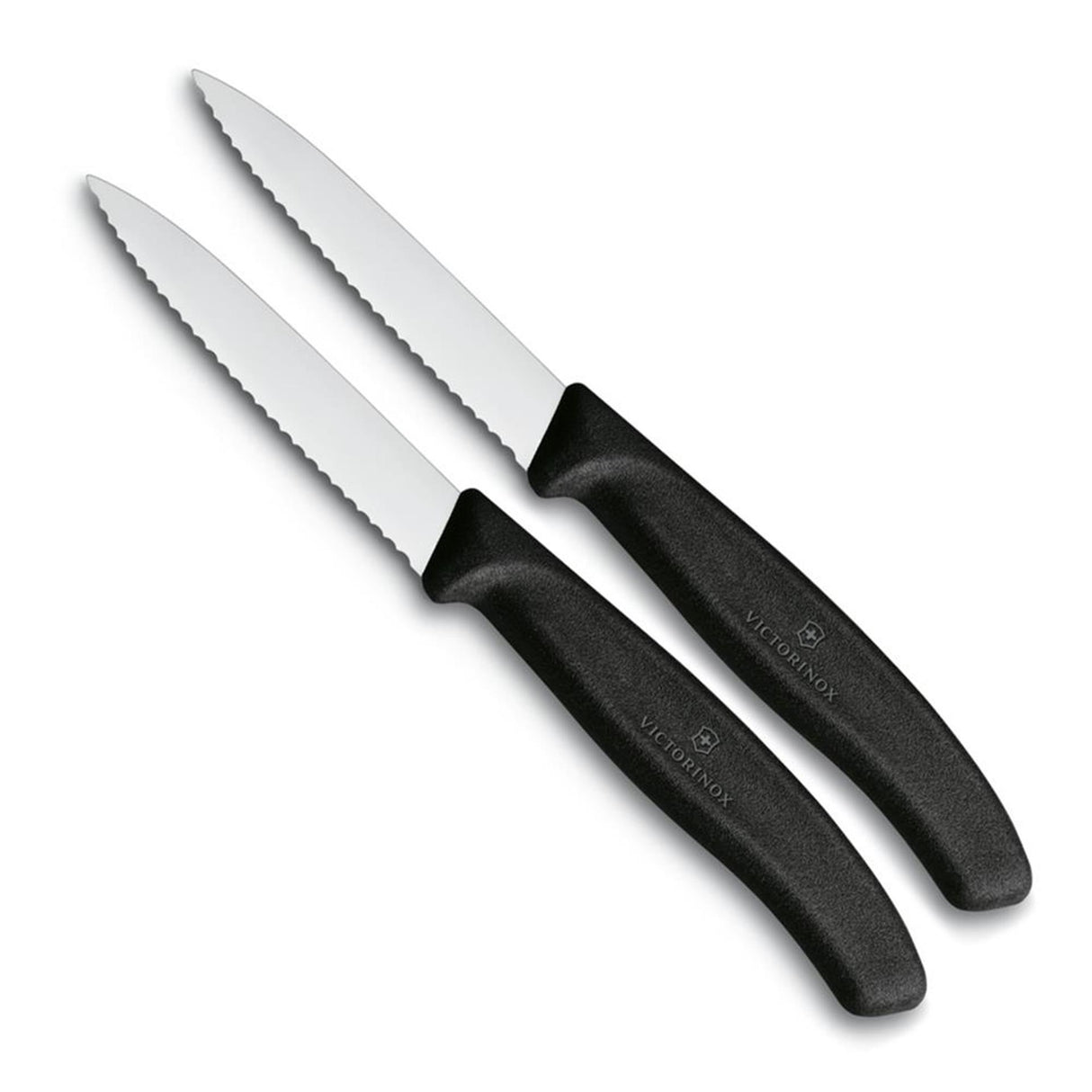 Victorinox couteau d'office dentelé 2 pcs noir