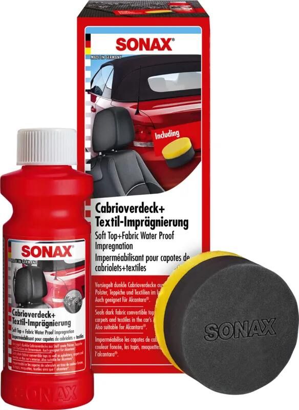 Sonax agent d'imprégnation pont convertible textilimprägnierung cabrioverd.+textilimpr. .