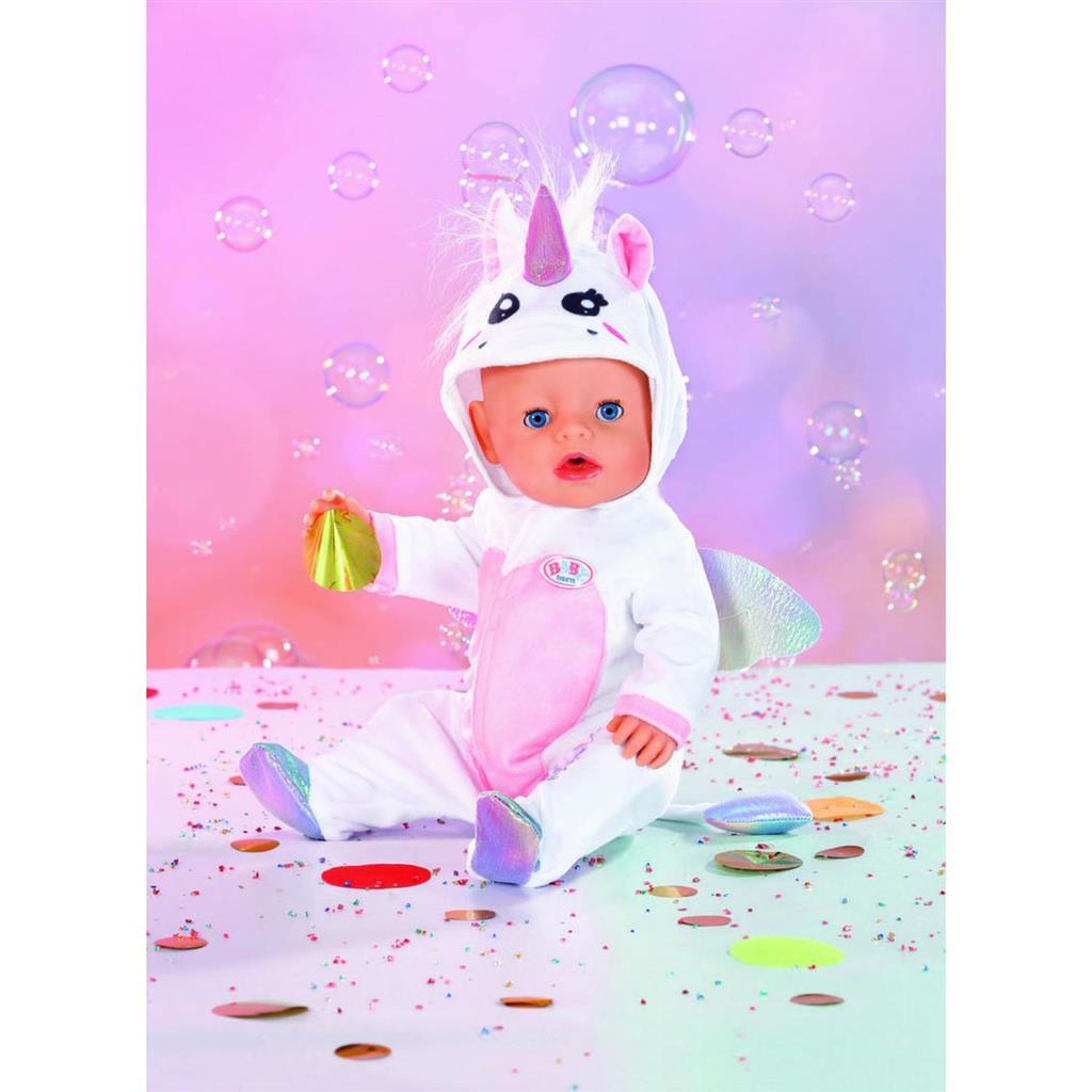 Zapf baby born combinaison licorne 43 cm
