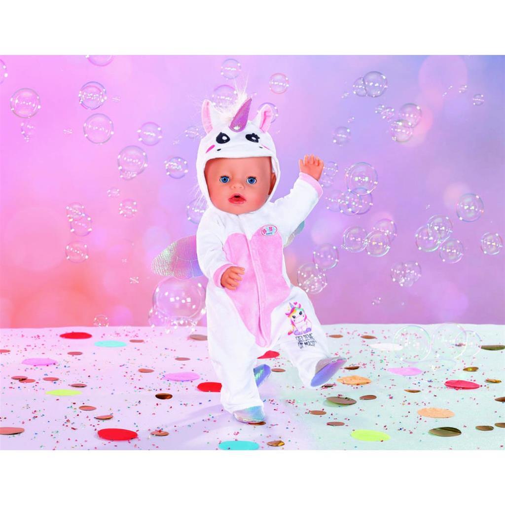 Zapf baby born combinaison licorne 43 cm