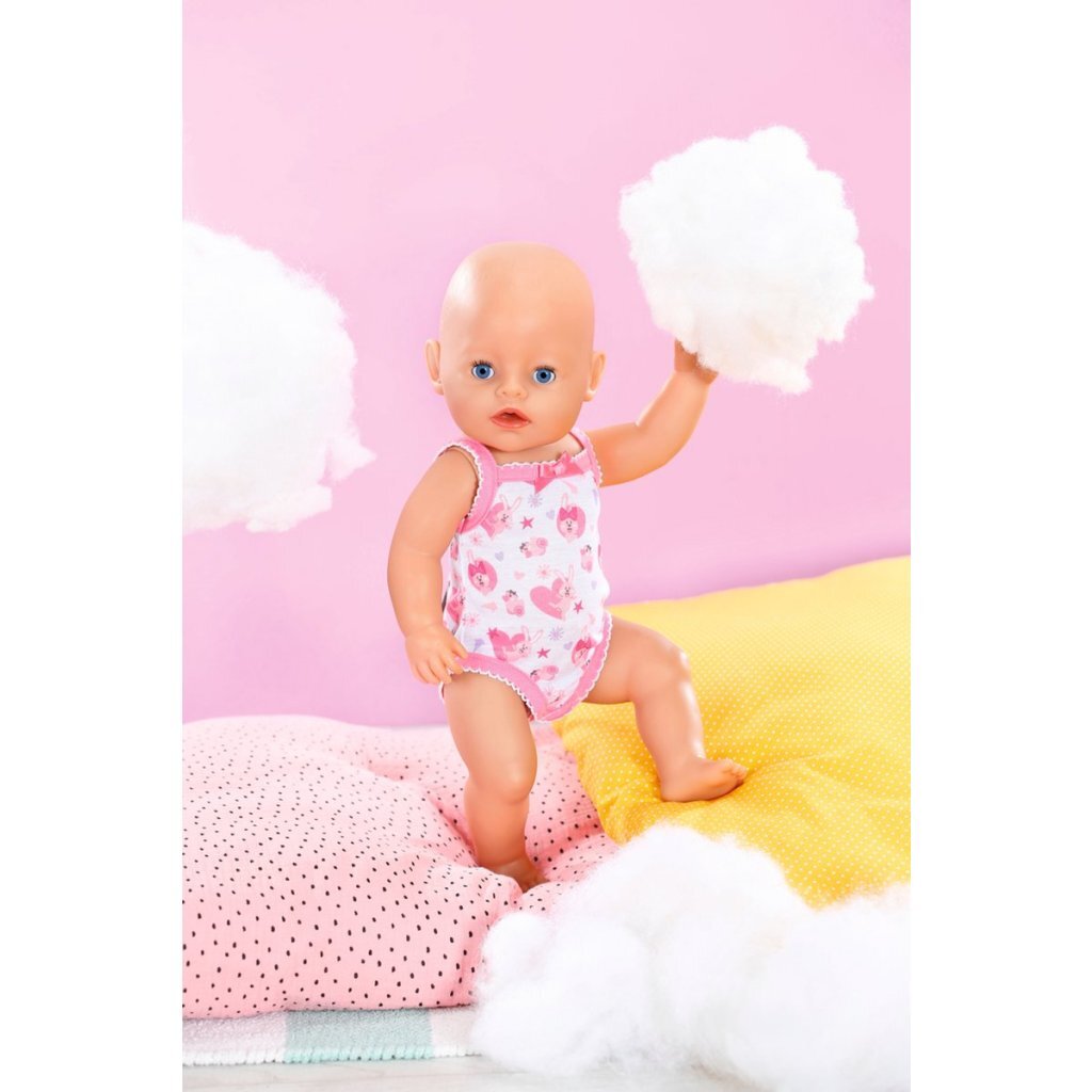 Baby born barboteuse 43 cm rose blanc