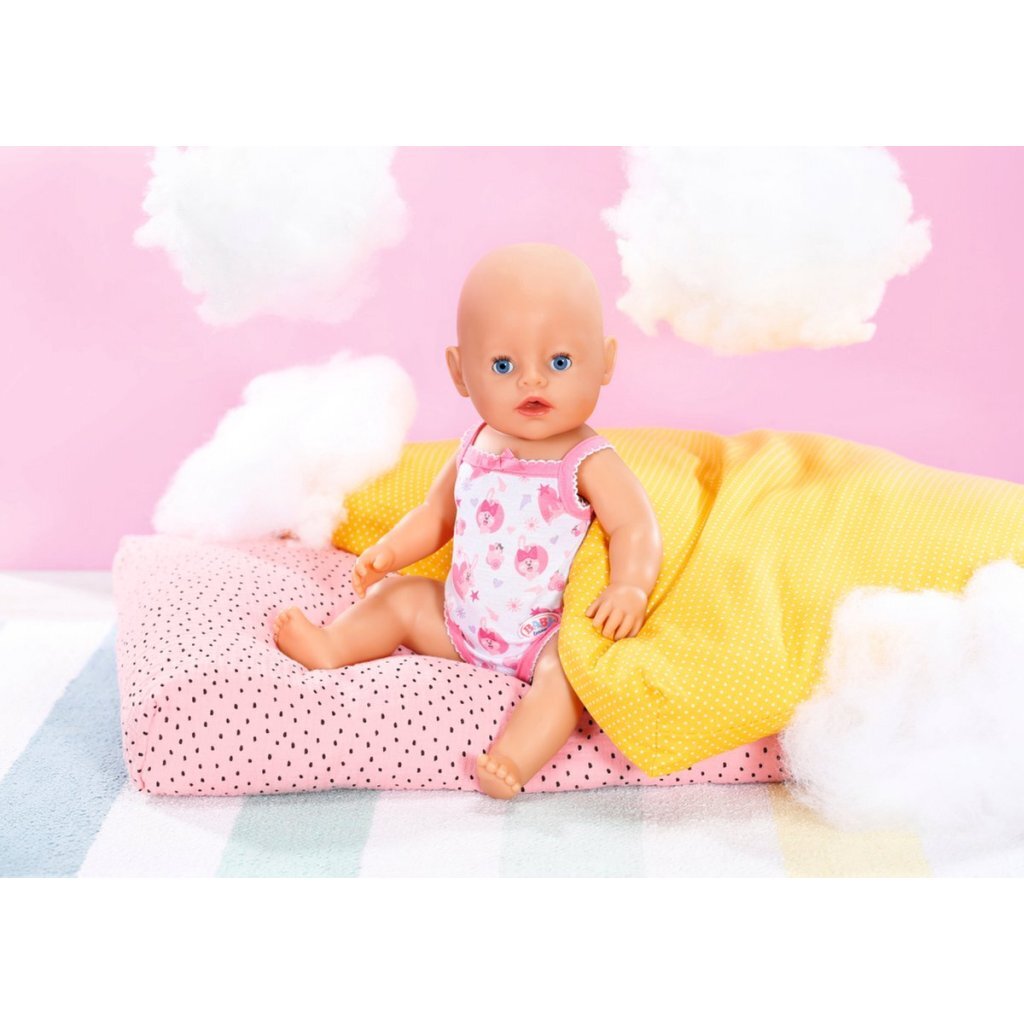 Baby born barboteuse 43 cm rose blanc