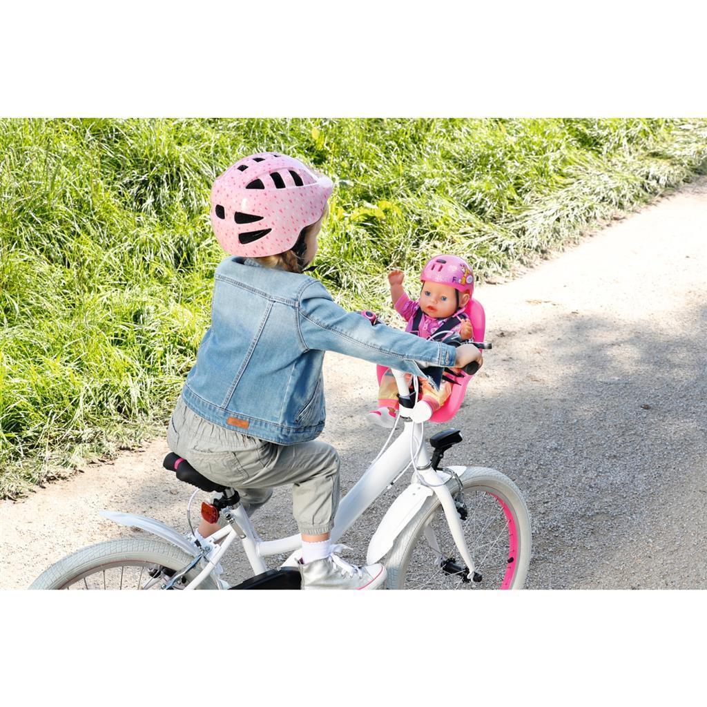 Siège de vélo Baby Born rose