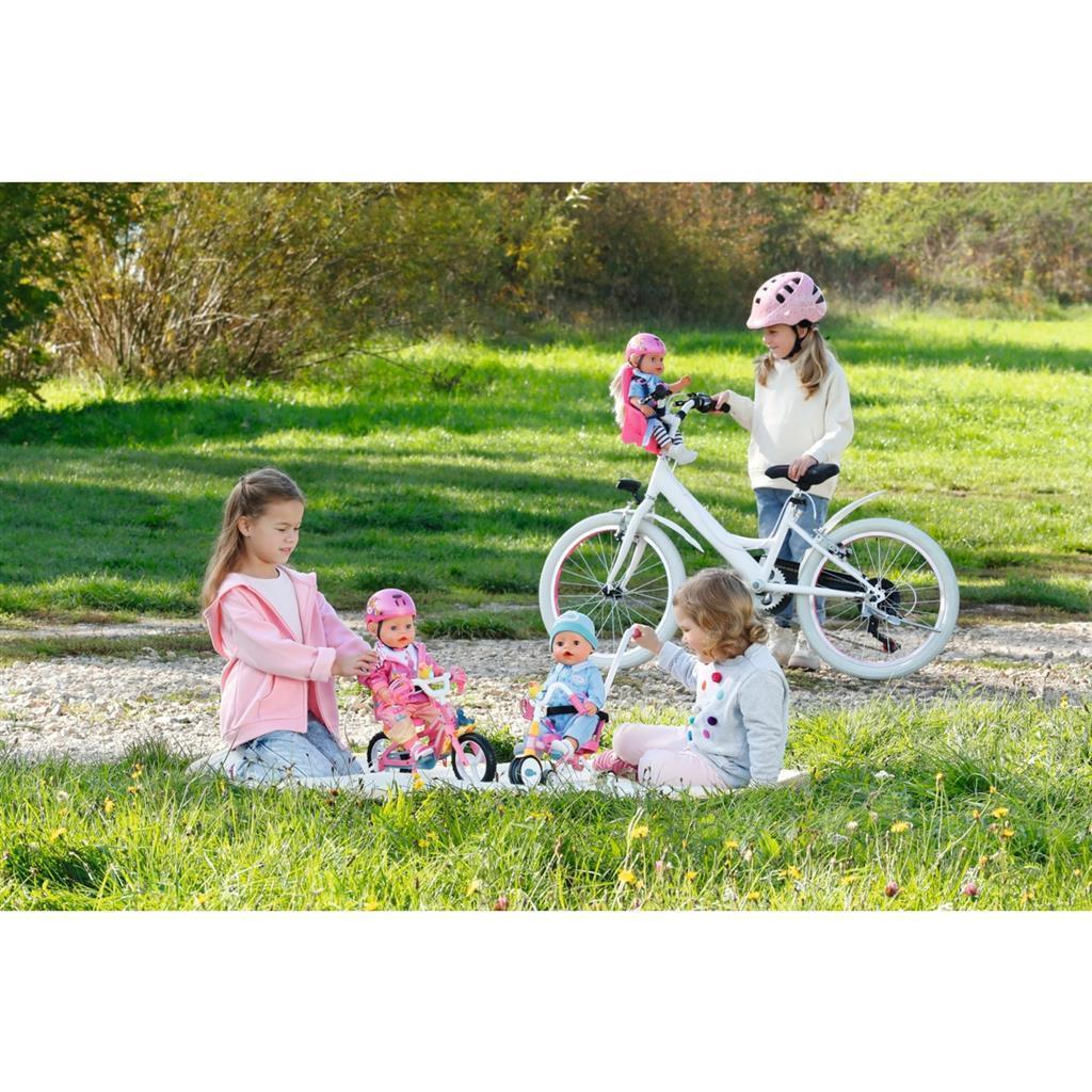 Siège de vélo Baby Born rose