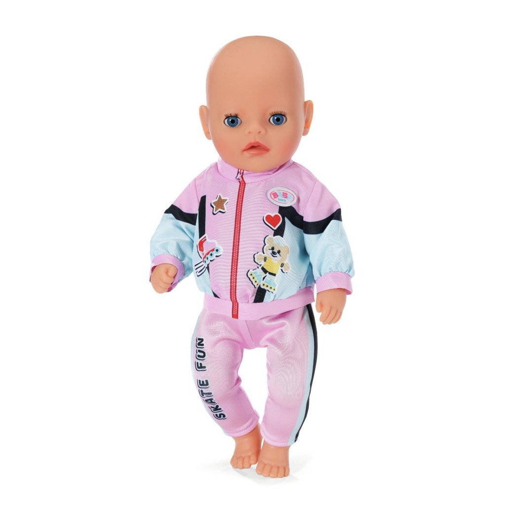 Tenue jogging baby born rose noir