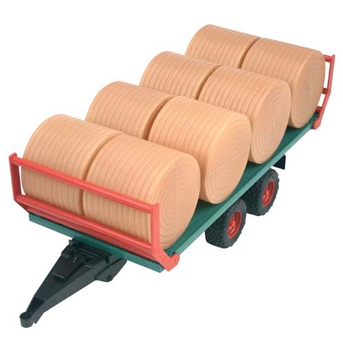 Remorque Bruder 2220 avec bottes de foin