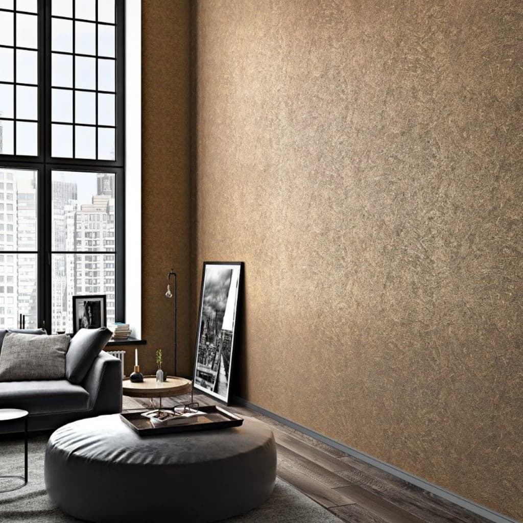 Papier peint mural nord vintage de luxe de luxe look marron